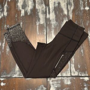 Athleta Rainier Tight – XS Petite – Black – Reflective – Winter Running Legging